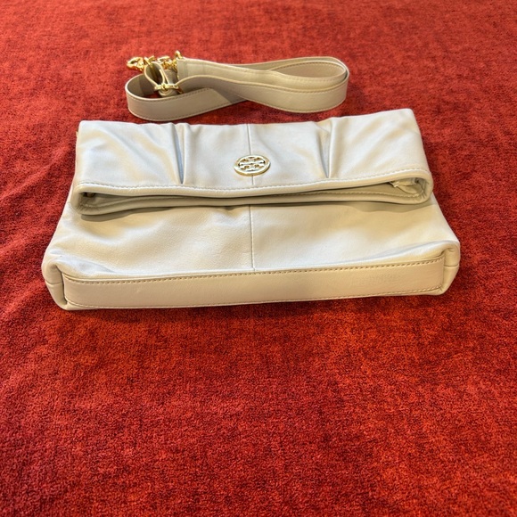 Tory Burch Fold Over Messenger Crossbody Shoulder Bag - Picture 3 of 7